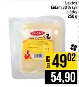 Jip Laktos eidam 30 % sýr plátky nabídka