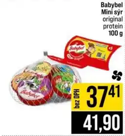Jip Babybel Mini sýr original protein nabídka