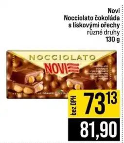 Jip Novi Nocciolato čokoláda s lískovými ořechy nabídka