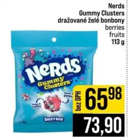 Jip Nerds gummy clusters berries nabídka