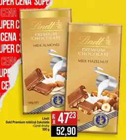 Jip Lindt Gold Premium mléčná čokoláda nabídka