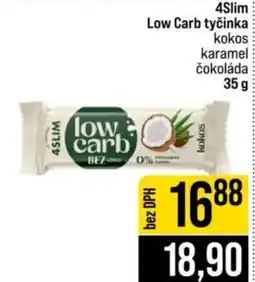 Jip 4Slim Low Carb tyčinka kokos karamel čokoláda nabídka