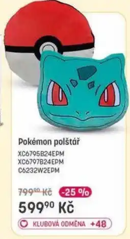 Bambule Pokemon polštár nabídka