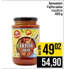 Jip Sensation fajita salsa nabídka