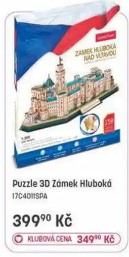 Bambule Crazy Wolf Puzzle 3D Zámek Hluboká nabídka