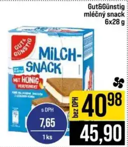 Jip Gut&Günstig mléčný snack nabídka