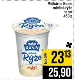 Jip Mlékárna Kunín mléčná rýže natur nabídka