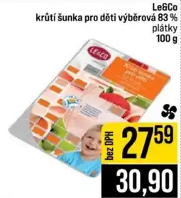 Jip Le&Co krůtí šunka pro děti nabídka