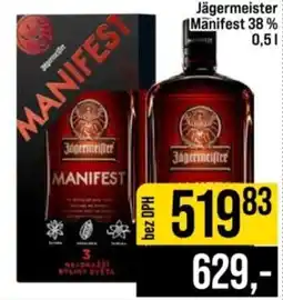Jip Jägermeister Manifest nabídka
