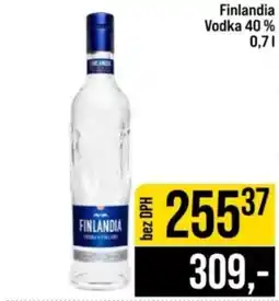 Jip Finlandia Vodka nabídka