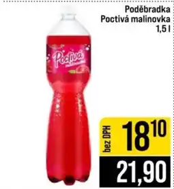 Jip Poděbradka Poctivá malinovka nabídka