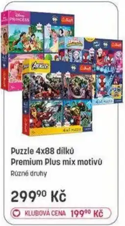 Bambule Puzzle 4x88 dílků Premium Plus mix motivů nabídka