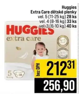 Jip Huggies extra care dětské plenky nabídka