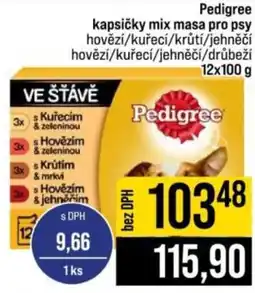 Jip Pedigree kapsičky mix masa pro psy nabídka