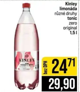 Jip Kinley limonáda nabídka