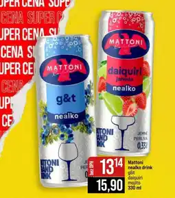 Jip Mattoni nealko drink g&t daiquiri mojito nabídka