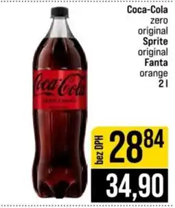 Jip Coca-Cola zero original Sprite original Fanta orange nabídka