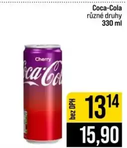Jip Coca-Cola různé druhy nabídka