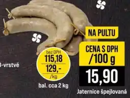 Jip Jaternice špejlovaná nabídka