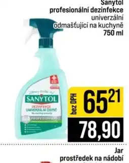 Jip Sanytol dezinfekce univerzální odmašťující na kuchyně nabídka