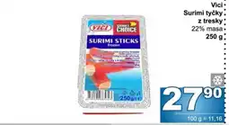 Jip Vici surimi tyčky z tresky nabídka
