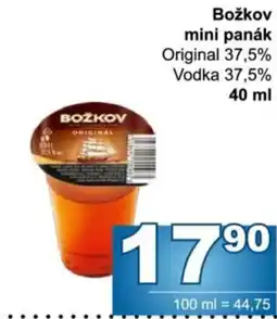 Jip Božkov mini panák nabídka
