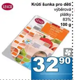 Jip Le&co krůtí šunka pro děti nabídka