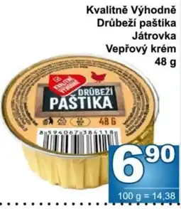 Jip Drůbeží paštika Játrovka Vepřový krém nabídka