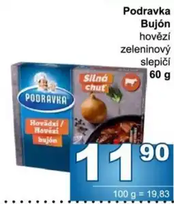Jip Podravka bujón hovězí zeleninový slepičí nabídka
