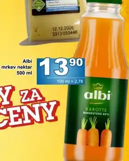 Jip Albi mrkev nektar nabídka