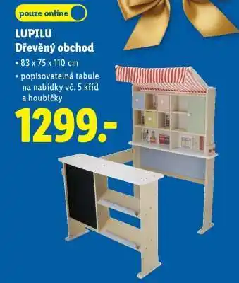 Lidl LUPILU Dřevěný obchod nabídka