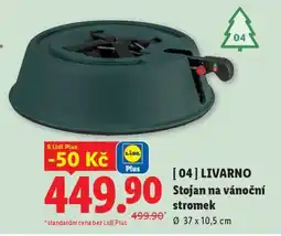 Lidl LIVARNO Stojan na vánoční stromeček nabídka