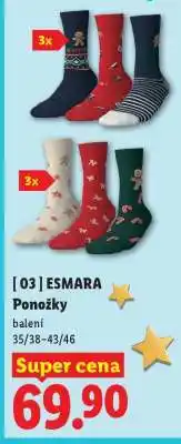Lidl ESMARA Ponožky nabídka