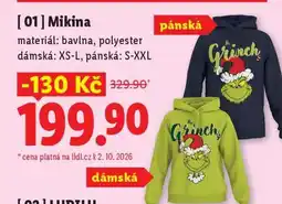Lidl Mikina nabídka