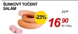 ZEMAN Šunkový točený salám nabídka