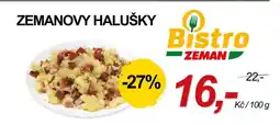 ZEMAN ZEMANOVY HALUŠKY nabídka