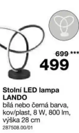 Sconto Lando stolní led lampa nabídka