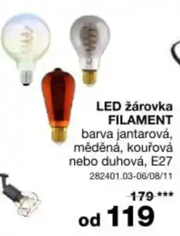 Sconto LED žárovka FILAMENT nabídka