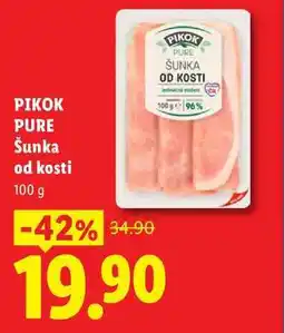 Lidl PIKOK PURE Šunka od kosti nabídka