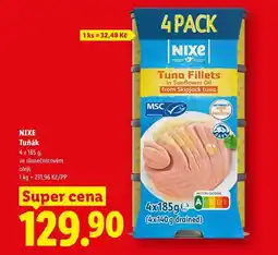 Lidl NIXE Tuňák nabídka