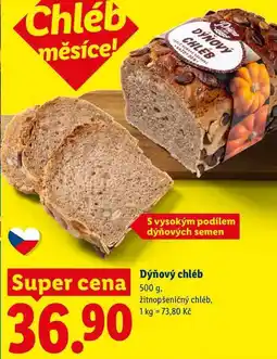 Lidl Dýňový chléb nabídka
