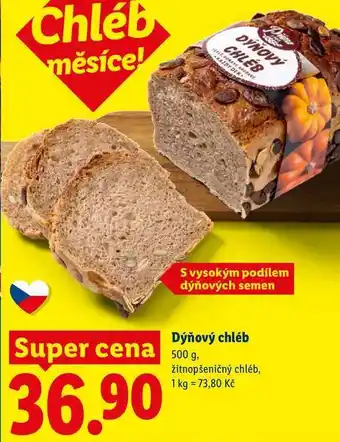 Lidl Dýňový chléb nabídka