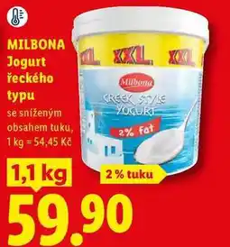 Lidl MILBONA Jogurt řeckého typ nabídka