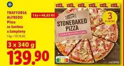 Lidl TRATTORIA ALFREDO Pizza se šunkou a žampiony nabídka