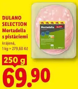 Lidl DULANO SELECTION Mortadella s pistáciemi, krájená250 g nabídka