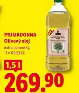 Lidl PRIMADONNA Olivový olej, extra panenský, 1,51 nabídka