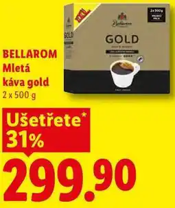 Lidl BELLAROM Mletá káva gold nabídka