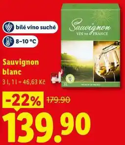 Lidl Sauvignon blanc nabídka
