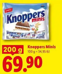 Lidl Knoppers Minis nabídka