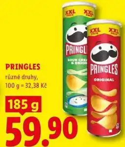 Lidl PRINGLES, různé druhy nabídka